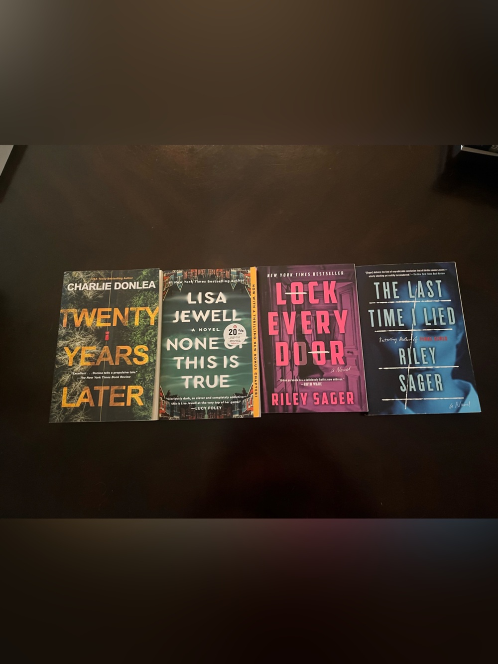 Assorted Thriller Paperback Book Set EXCELLENT CONDITION